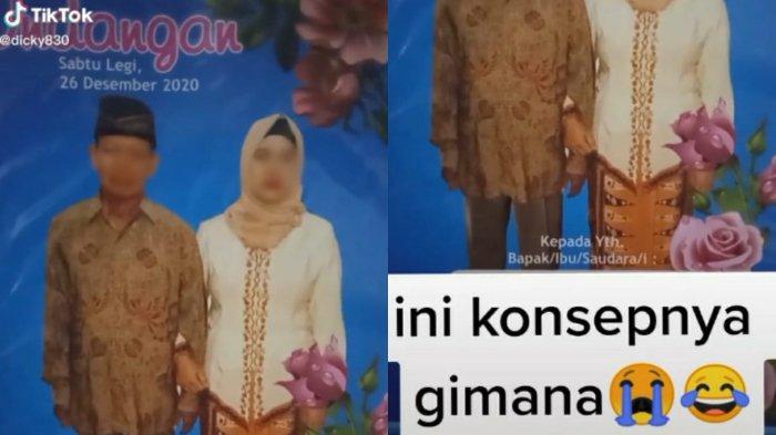 VIRAL Pemuda Kaget Lihat Foto Orangtua Pengantin di Cover Undangan Pernikahan: Saya Kira yang Nikah