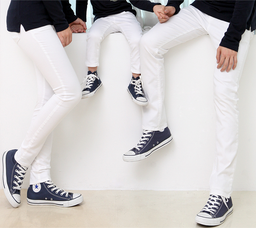 White Regular Fit Pants