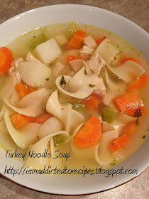 Turkey Noodle Soup | Addicted to Recipes