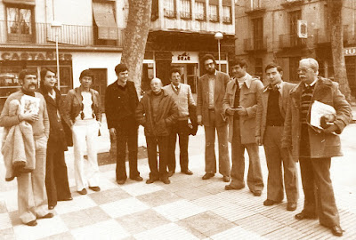 Equipo del Club d’Escacs Olot en 1978