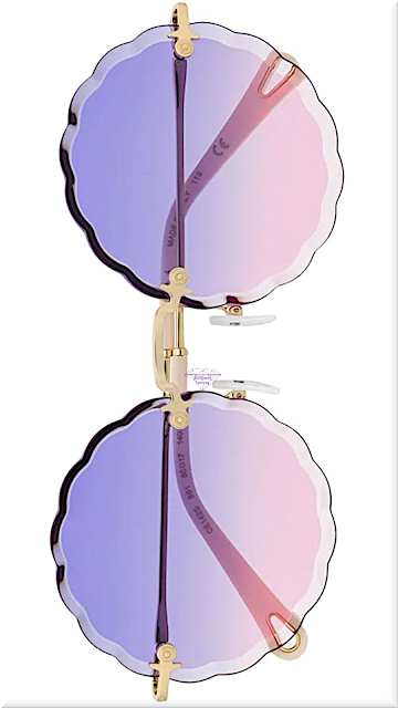 ♦Pastel purple Chloé Rosie sunglasses #chloé #fashion #eyewear #purple #brilliantluxury