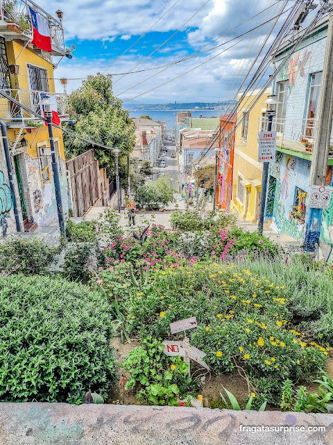 Cerro Alegre em Valparaíso