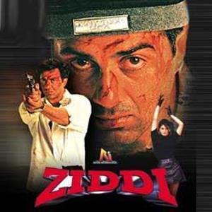 Poster Of Bollywood Movie Ziddi (1997) 300MB Compressed Small Size Pc Movie Free Download worldfree4u.com