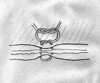 drawing of a square knot