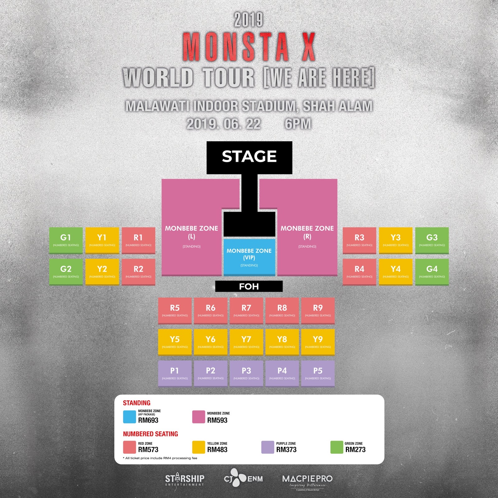 Get Your Tickets To Monsta X S Kl Concert From This Week Onwards