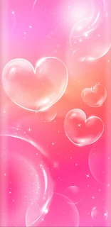 Pink Heart Phone Wallpaper For Girls