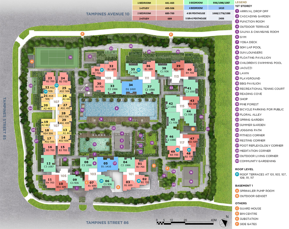 Alps Residences Site Plan