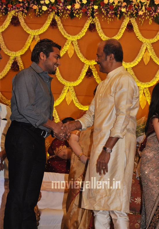 Actor Surya in Soundarya Rajinikanths wedding