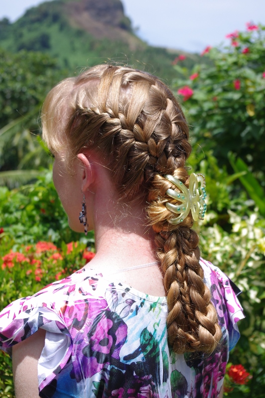 Braids & Hairstyles for Super Long Hair: Basket-Weave French Braids