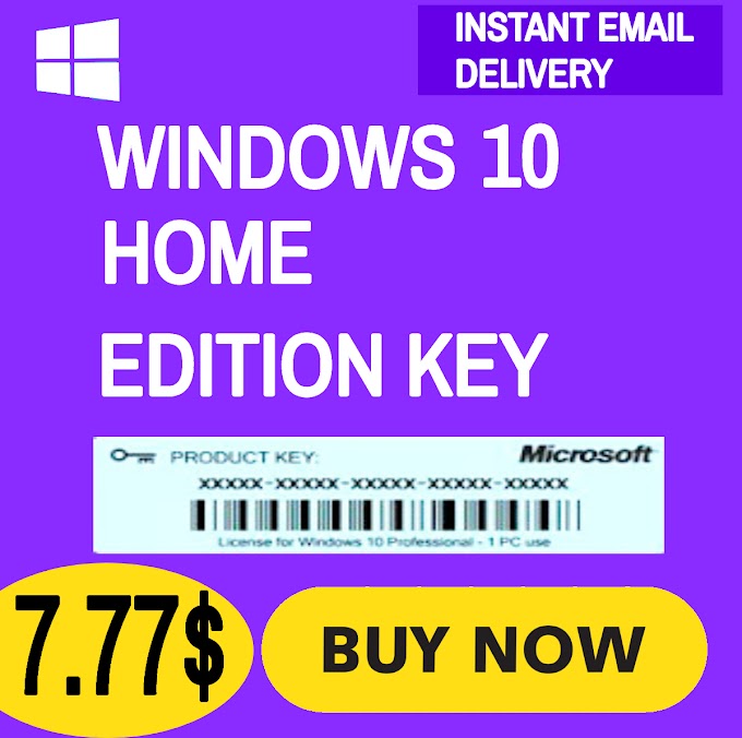 Windows 10 Home Key Lifetime License Instant Delivery