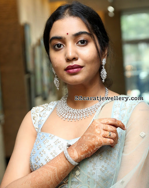 Shivathmika Rajashekar Diamond Choker