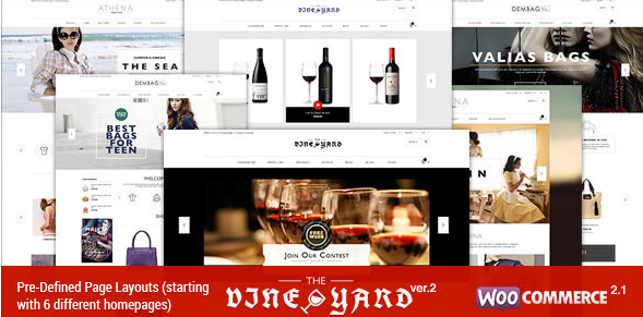 Download Wine STORE v.2.3 | Responsive WooComerce Theme Free