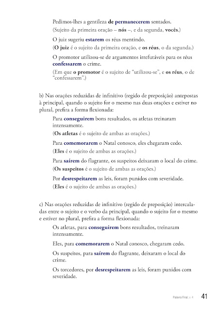 CONCORDÂNCIA VERBAL E NOMINAL PARA CONCURSOS