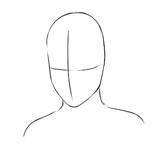 How to draw real hair - step 1
