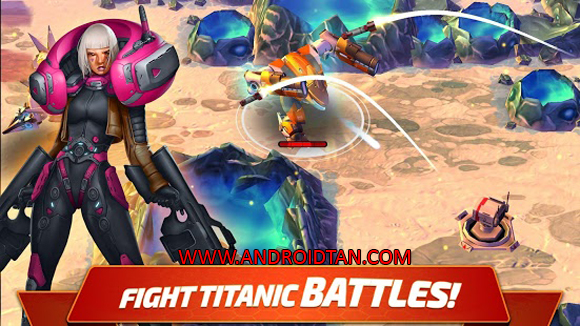 Free Download Forge of Titans: Mech Wars Mod Apk v1.3.3 (Unlimited Money) Android Terbaru Full Latest Version 2017