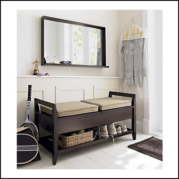 cratebarrel-wood-entryway-storage-bench
