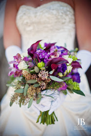 Purple & Green Wedding Delight by Stein Your Florist Co. Bridal Bouquet