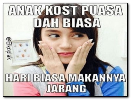 50 Kumpulan Gambar Lucu Puasa Ramadhan dan Meme Lucu