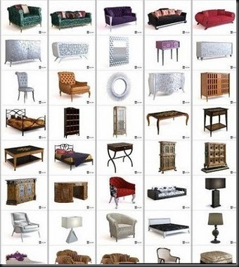 3ds Max Home Furniture Collection – free 3d max download