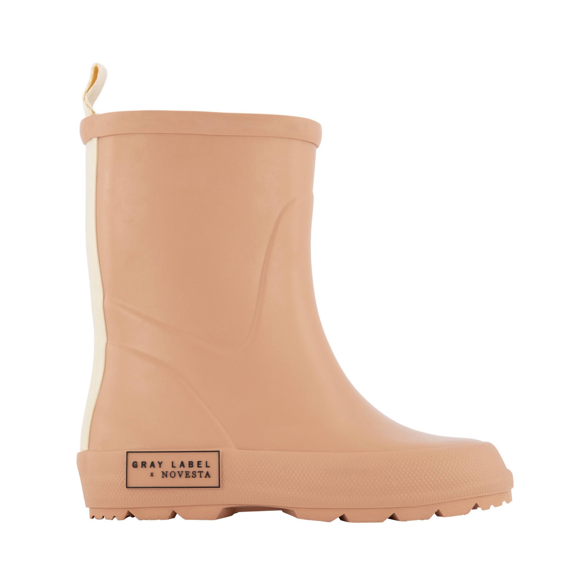 Girls Dusty Pink Rain Boots from Gray Label