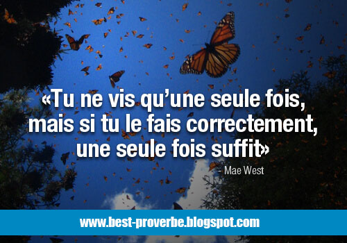 proverbe Citations, Vie, 