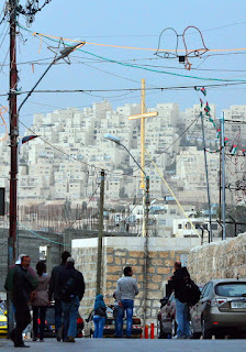 Bethlehem street scene Christmas 2011
