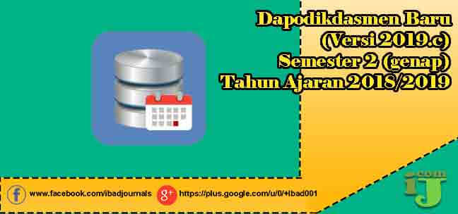 Persiapan Aplikasi Dapodikdasmen versi baru untuk pemutakhiran data untuk Semester  Installer Dapodikdasmen Rilis Dapodik (Versi 2019.c)