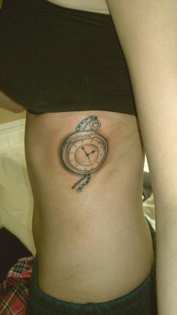 Girls with Clock Tattoos