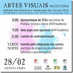 Quinta manhã Artes Visuais