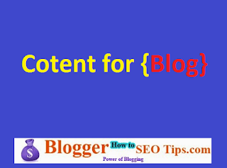 Fresh Blogging Content For My Blog Readers