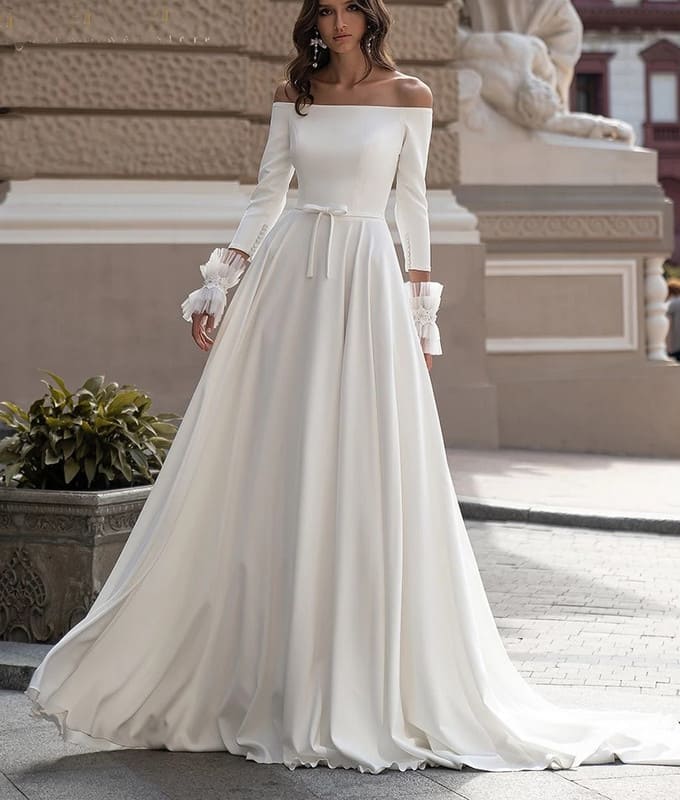 vestidos de novia sencillos y elegantes