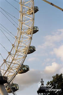 London Eye, noria a orillas del Tamesis desde donde se pueden ver unas magnificas vistas de la ciudad de Londres