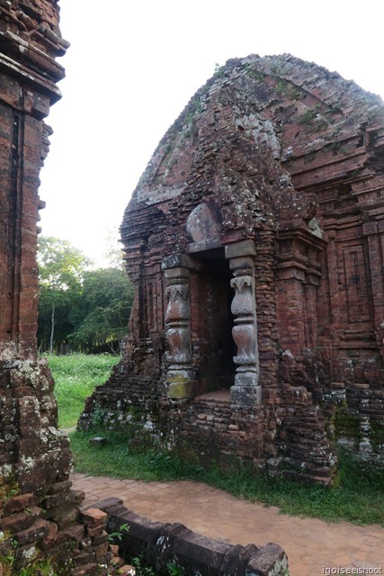 UNESCO World Heritage cultural site of the My Son. My Son was once the religious and political capital of the Champa Kingdom who ruled Central Vietnam from 4th to 15th century. 