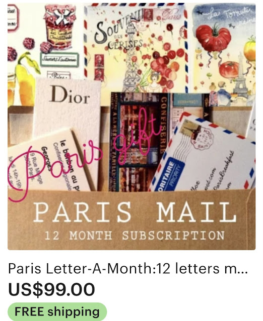 12 letters from Paris