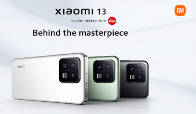 Source: Xiaomi Singapore. Xiaomi 13 Series models in  white, black and Flora Green.
