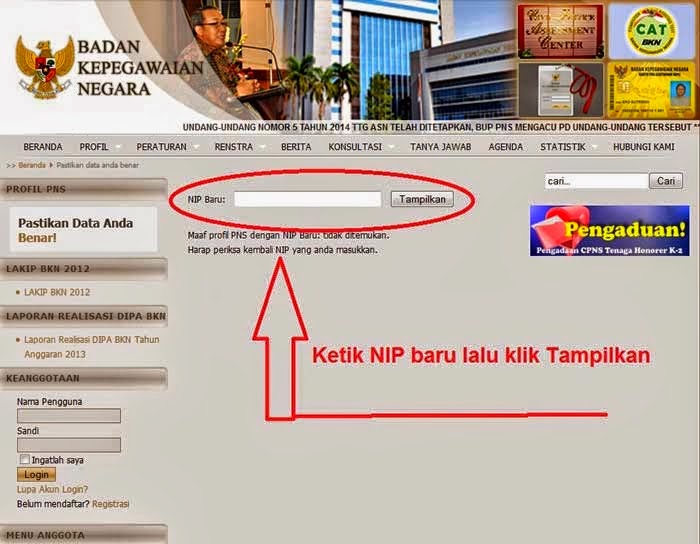 Melihat SK Kenaikan Pangkat Langsung dari BKN