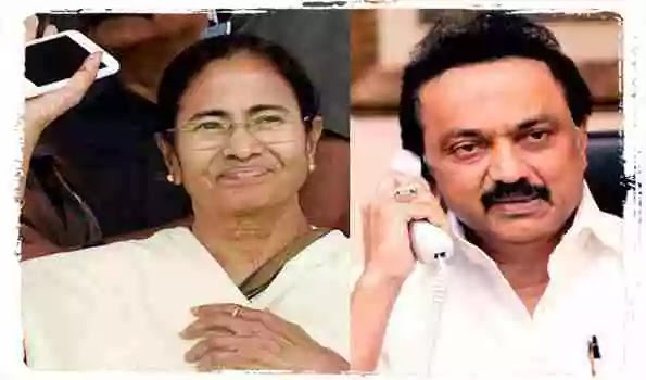 Mamta Banerjee and MK Stalin