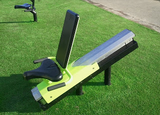 Piece of equipment at Outdoor gym, Hailes Quarry Park, Westerhailes, Edinburgh