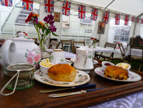 1940s Vintage Tea Shop at Selwood Steam Rally