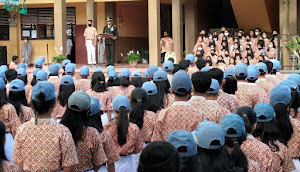Amanat Danramil Makale di Hari Peringatan Kesaktian Pancasila di SMA dan SMP Khatolik Makale