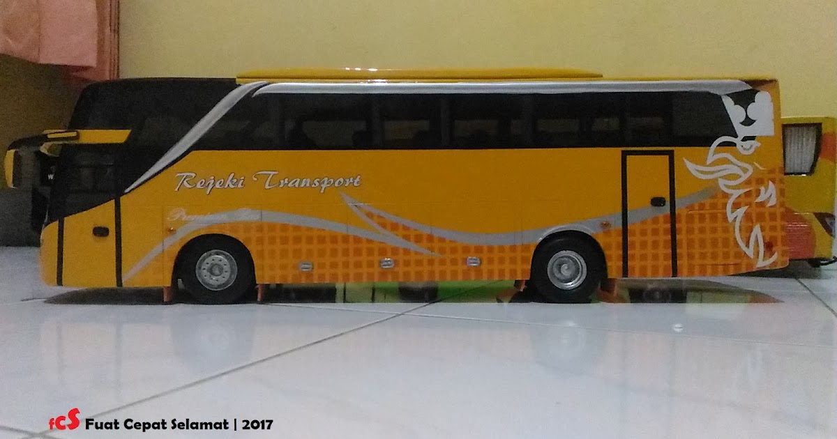 BIS A GEO: REJEKI TRANSPORT SCANIA ORANGE - JETBUS SHD