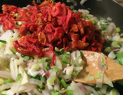 Red Tomatoes with Green and Yellow onions