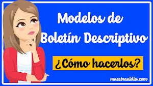 Modelos de Boletines Descriptivo 2024