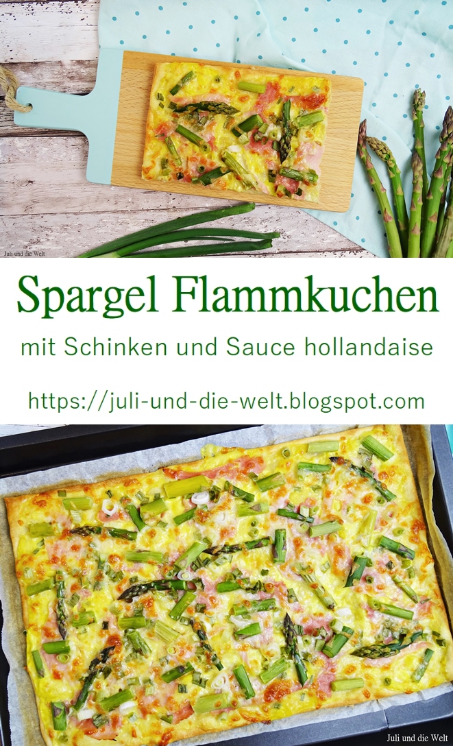 Spargel Flammkuchen