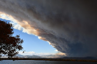 Smoke from Cameron Peak Fire