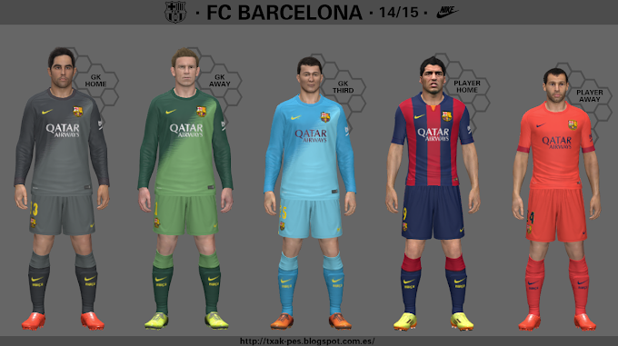 PES 14 PC : Uniforme Barcelona 14-15