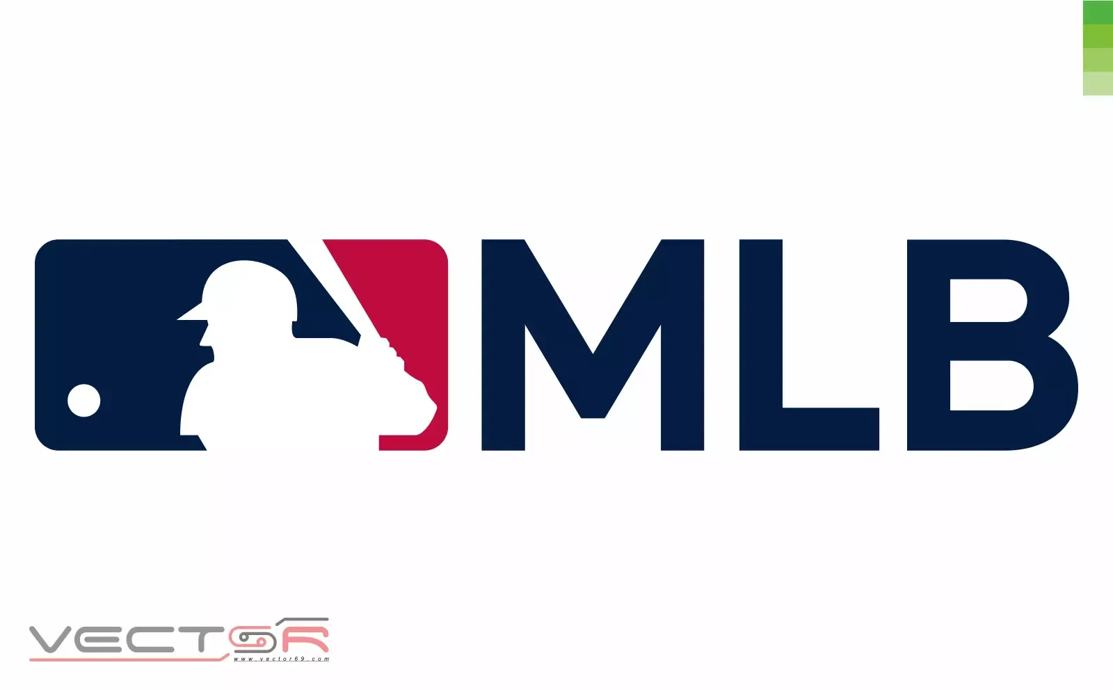 MLB (Major League Baseball) 2019 Logo with Wordmark - Download Vector File CDR (CorelDraw)