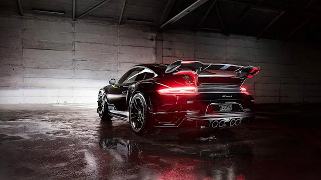 Papel de parede carro tunado Techart Porsche 911 Turbo GT Street R.