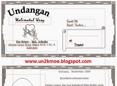 download gratis contoh surat undangan walimatul ursy sederhana terbaru.doc