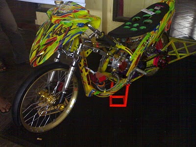 Gambar modifikasi motor: Yamaha Mio Modifikasi Drag: